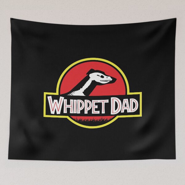 Item preview, (Para el fondo oscuro) Jurassic Whippet Dad designed and sold by More Cute Dogs.