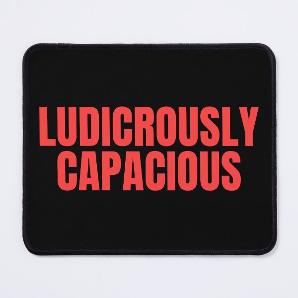 Item preview, Ludicrously Capacious designed and sold by festivalzone.