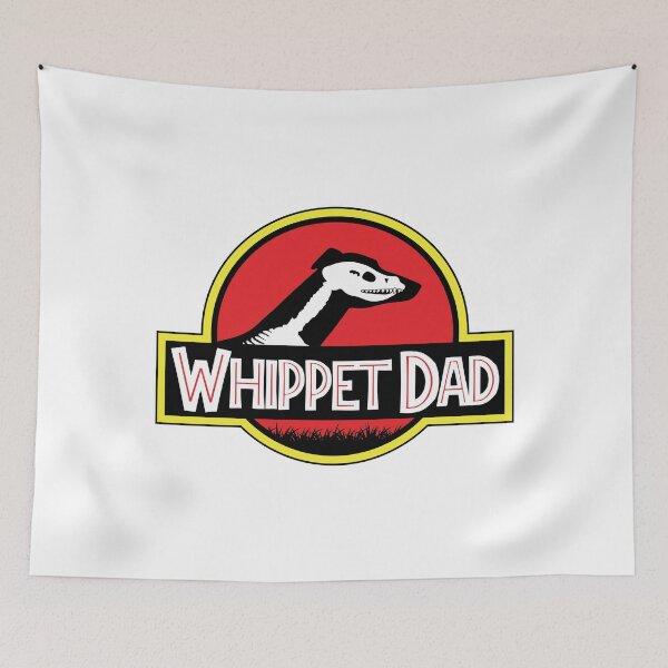Item preview, (For Bright Background) Jurassic Whippet Dad designed and sold by More Cute Dogs.