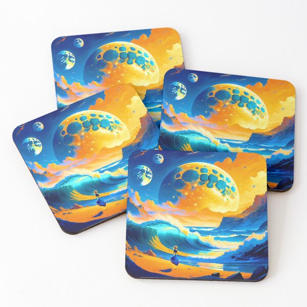 Item preview, A stellar view of planet dreamsicle designed and sold by ColderDesignLab.