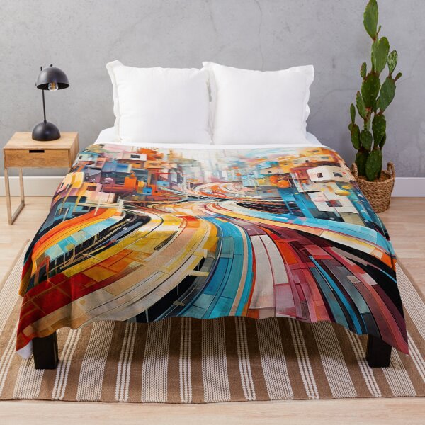 Item preview, Mind-Warping Futuristic Fantasy City Scape Graphic T-Shirt Dress designed and sold by Digital-Art-Co.