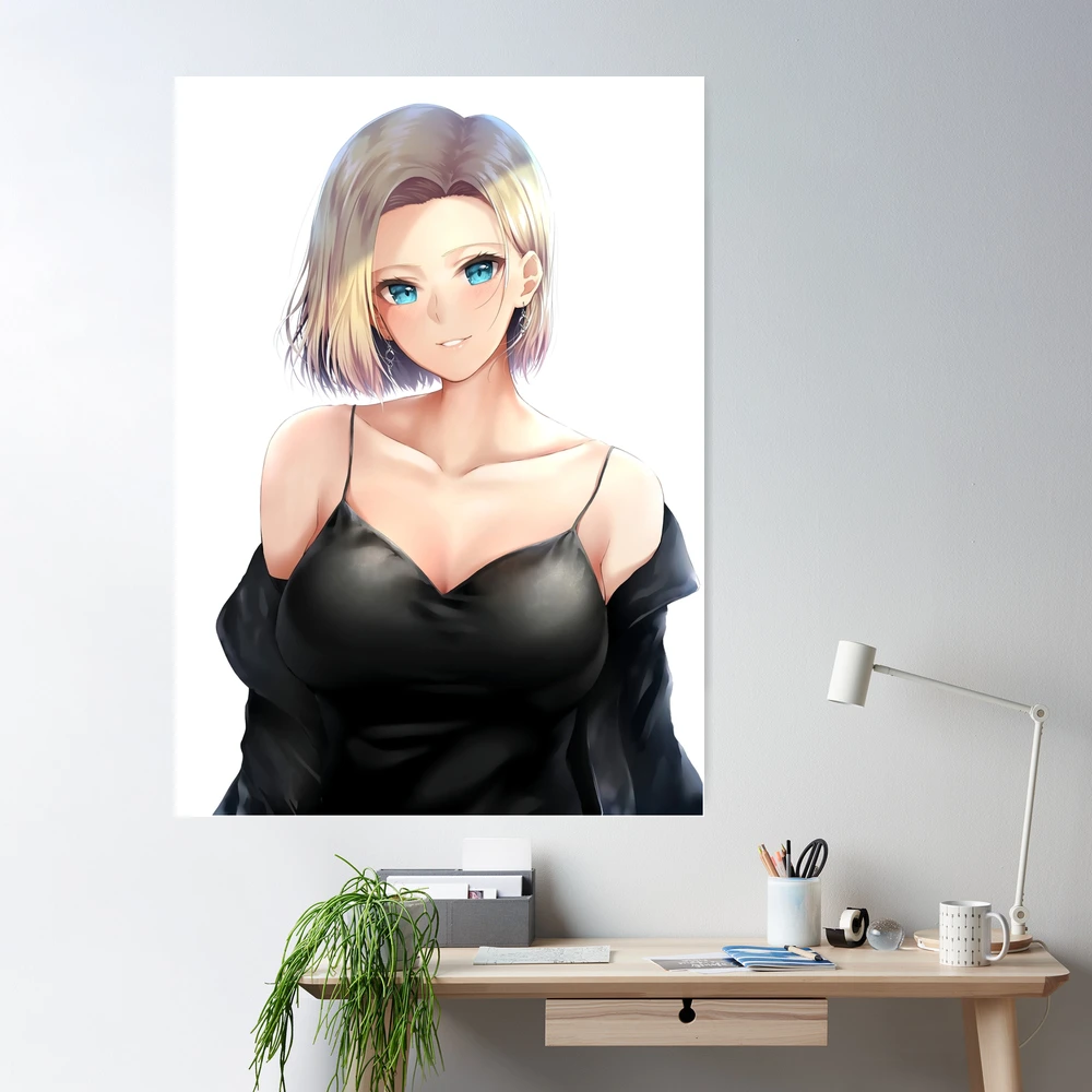 Android 18 Dragon Ball Japanese Poster for Sale by Allenfawnpal