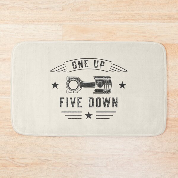 Item preview, One Up Five Down 1N23456 Motorcycle Supermoto Biker Vintage designed and sold by Designer-Girl.