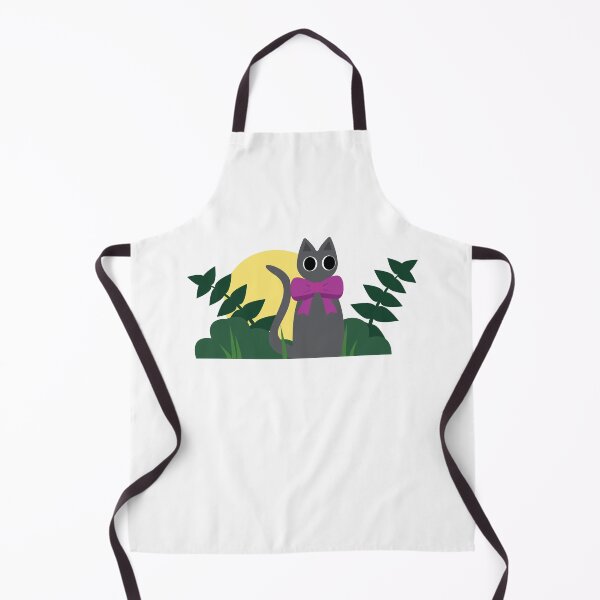 Item preview, Pretty Cat in the Garden (Grey) designed and sold by Cats-w-Plants.