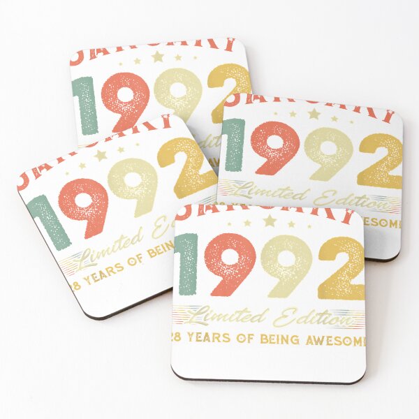Item preview, January 1992 28 Years Old Vintage 28th Birthday Gifts	 designed and sold by pratsbsfl.