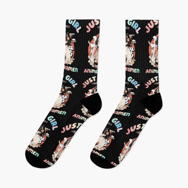 Item preview, Just a Girl Who Like Anime and Ramen  designed and sold by R-RHAPSODY.