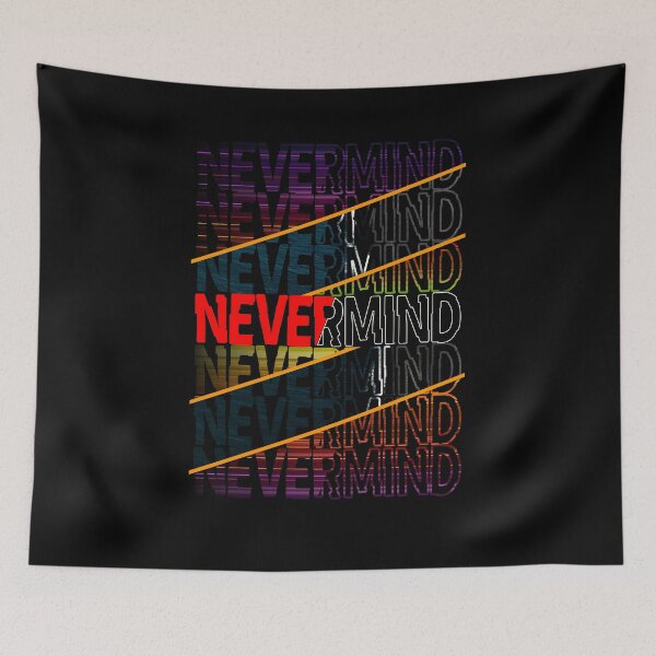 Item preview, word nevermind typography isemin ver. mix designed and sold by Arramavis.