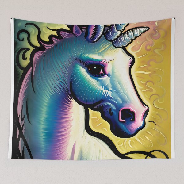 Item preview, ''Unicorn, mythological creature'' designed and sold by OsvaldoRamosArt.