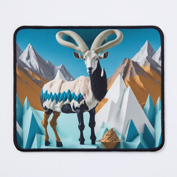 Item preview, Perspective Illusions: The Majestic Ibex and Tempting Ice Cream Delight designed and sold by AmazingLab.