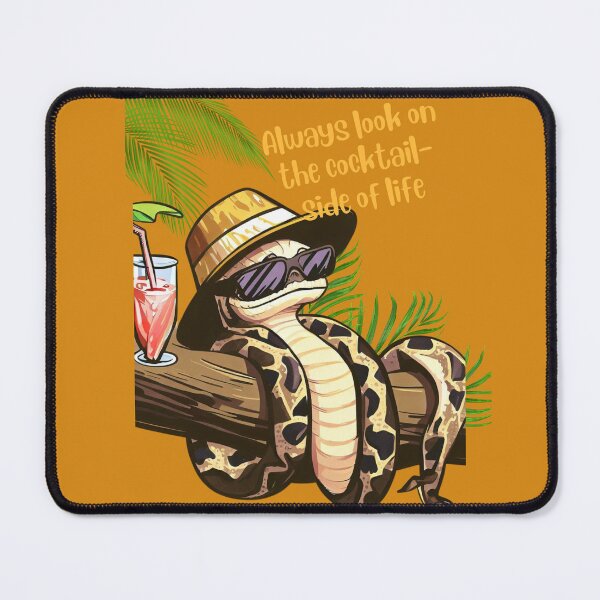 Item preview, Snake Always look on the cocktail side of life designed and sold by gringourmand.