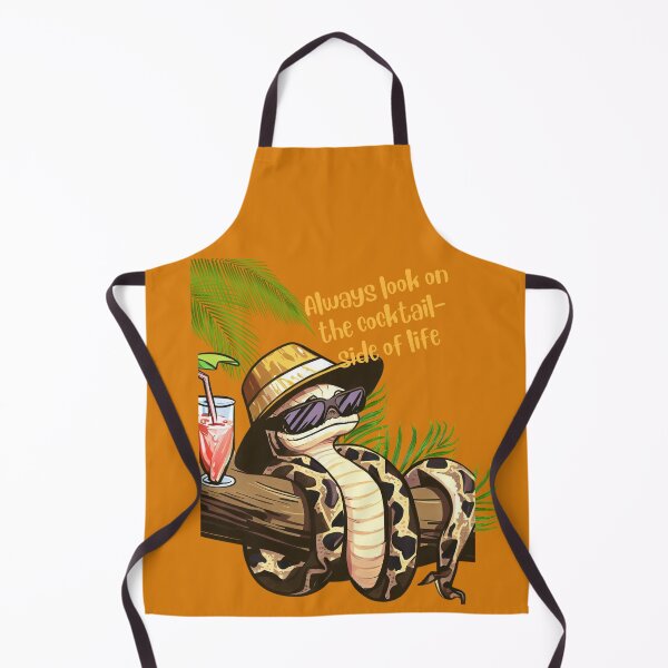 Item preview, Snake Always look on the cocktail side of life designed and sold by gringourmand.