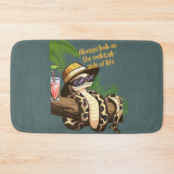 Item preview, Snake Always look on the cocktail side of life designed and sold by gringourmand.