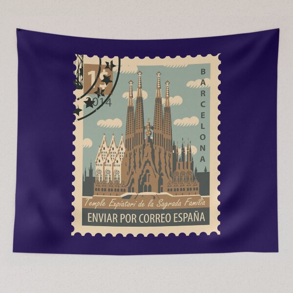 Artikelvorschau, Barcelona-Briefmarke entworfen und verkauft von rduydmyxtqv81.