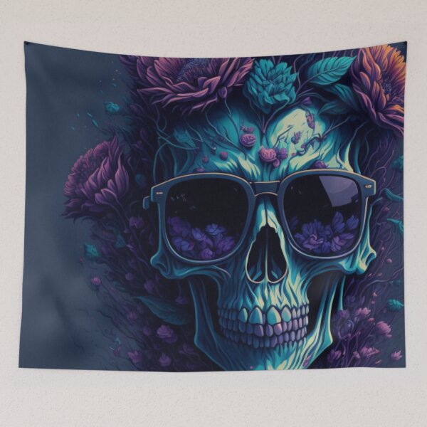Item preview, eethy Skull - Intriguing Skull Artwork designed and sold by joanwatson45.