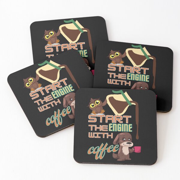 Item preview, a cute dog starting the morning with coffee designed and sold by Animal world designs.