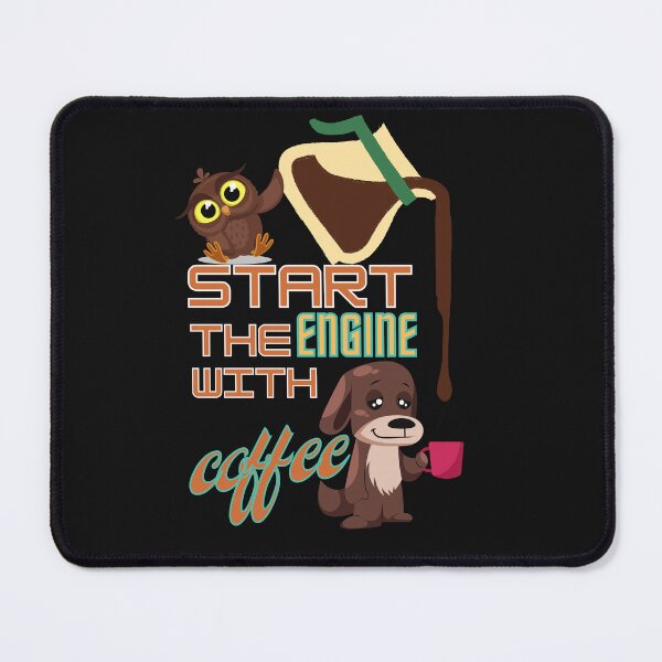 Item preview, a cute dog starting the morning with coffee designed and sold by Animal world designs.