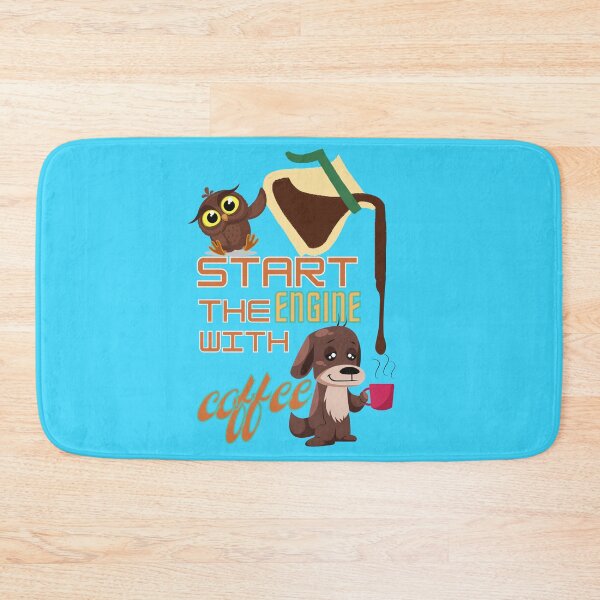 Item preview, a cute dog starting the morning with coffee designed and sold by Animal world designs.