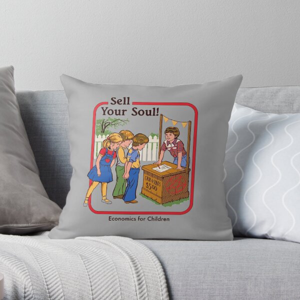 Sell your Soul Throw Pillow