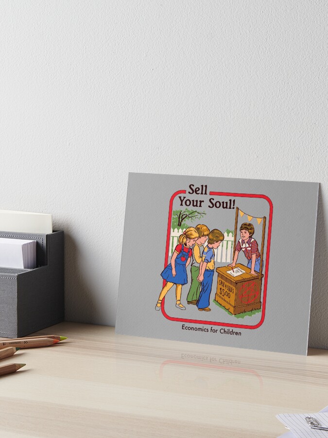 Thumbnail 1 of 2, Art Board Print, Sell your Soul designed and sold by stevenrhodes.