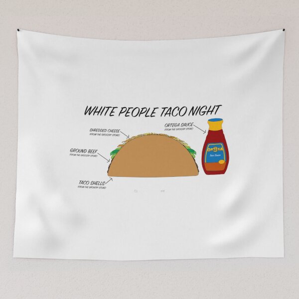 Item preview, White People Taco Night   designed and sold by AllieMurra.