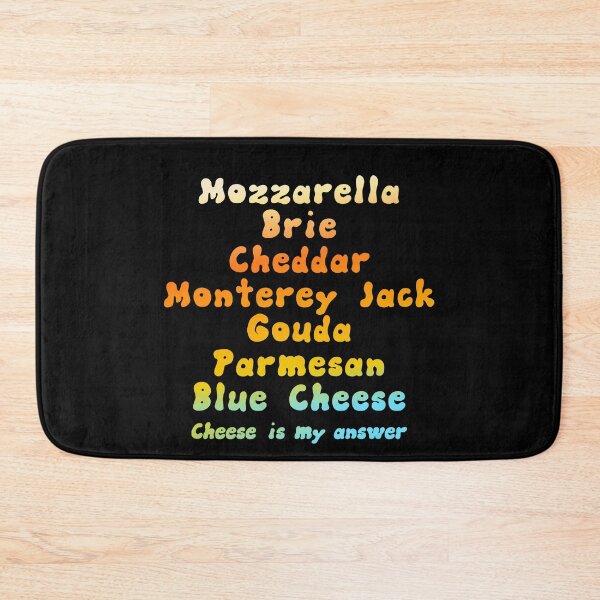 Item preview, Cheese is my Answer Typography designed and sold by WhitepaperStyle.