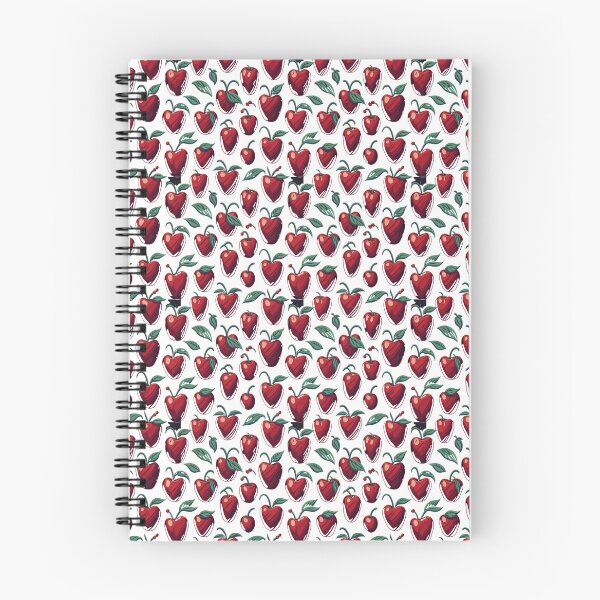 Item preview, Nature's Love: Seamless Pattern with cherry red black designed and sold by UsDesignsArt.