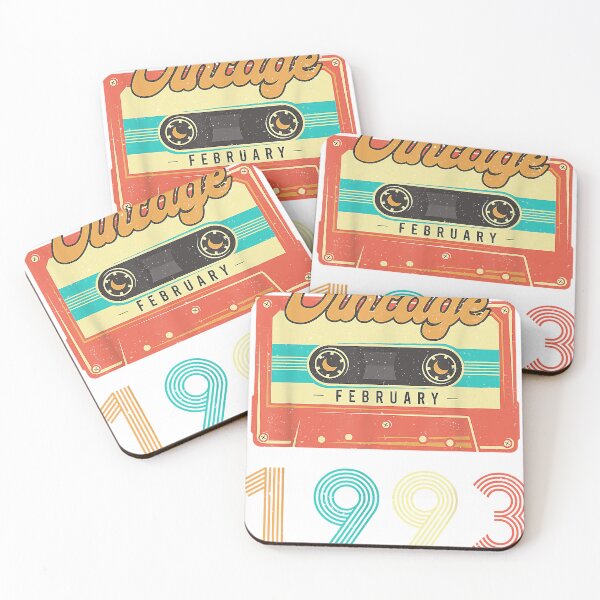 Item preview, Born In Febuary 1993 27 years old Birthday Retro Cassette	 designed and sold by titinkeeroor.
