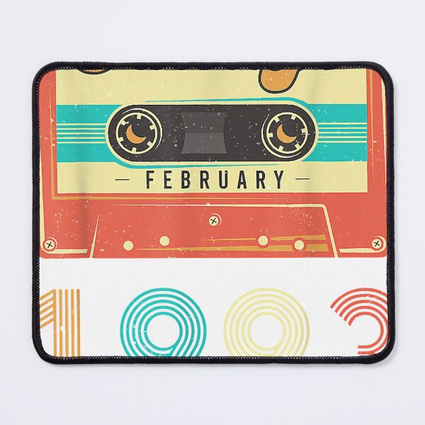 Item preview, Born In Febuary 1993 27 years old Birthday Retro Cassette designed and sold by titinkeeroor.