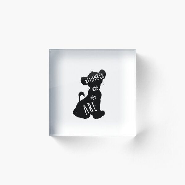remember who you are Acrylic Block