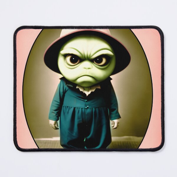 Item preview, little grumpy alien dude 2023 tileartwork designed and sold by tileartwork.