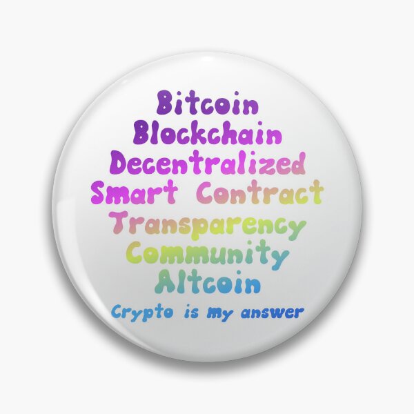Item preview, Crypto is my Answer Typography designed and sold by WhitepaperStyle.