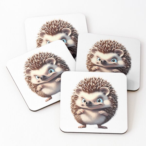 Item preview, Angry Hedgehog cartoon designed and sold by Purrnickerty.