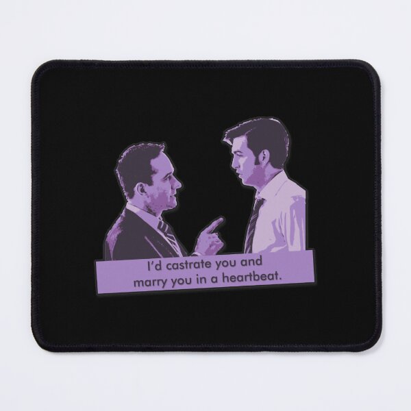 Item preview, _I_d castrate you and marry you in a heartbeat_ designed and sold by silviacoolshop.