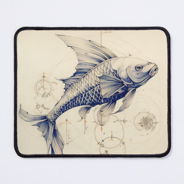 Item preview, Blueprint Carp designed and sold by Cuddly-Cottons.