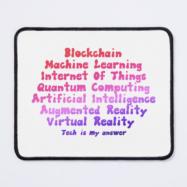 Item preview, Tech is my Answer Typography designed and sold by WhitepaperStyle.