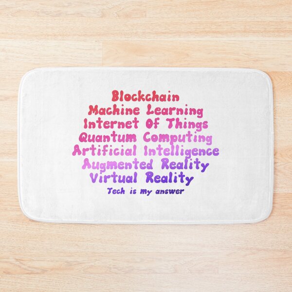 Item preview, Tech is my Answer Typography designed and sold by WhitepaperStyle.