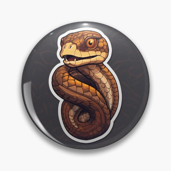 Item preview, Cute brown snake designed and sold by Forest Alchemist.