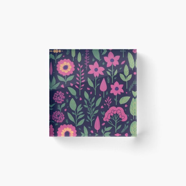 Item preview, Happy Flower Patterns - Vibrant Floral Delight designed and sold by joanwatson45.