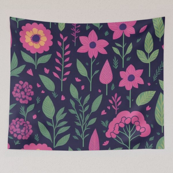 Item preview, Happy Flower Patterns - Vibrant Floral Delight designed and sold by joanwatson45.