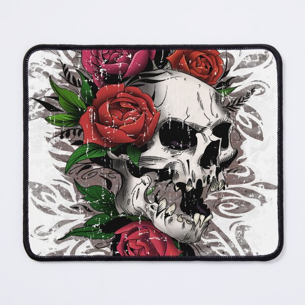 Item preview, Skull and roses Distressed designed and sold by Petersnook.