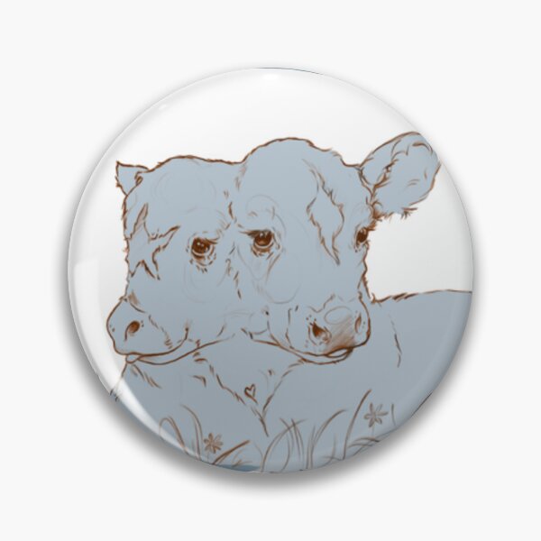 Item preview, Two Headed Calf - Twice as bright as usual designed and sold by Mossymagpies.