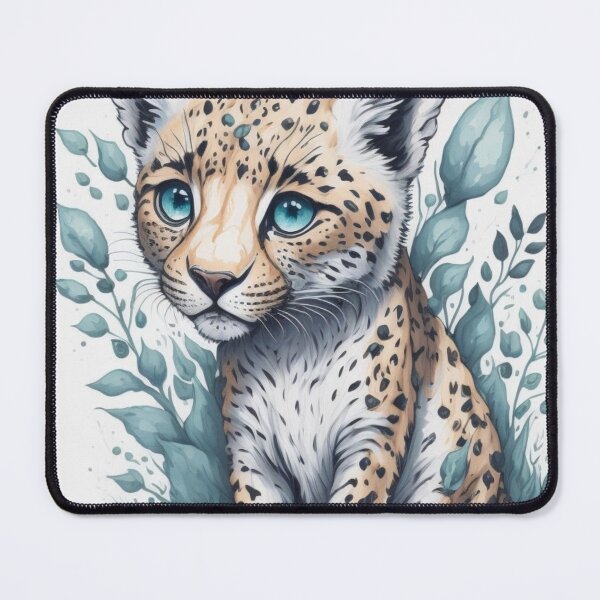 Item preview, Happy Leopard - Joyful Charm of a Playful Feline designed and sold by joanwatson45.
