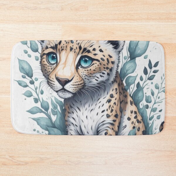 Item preview, Happy Leopard - Joyful Charm of a Playful Feline designed and sold by joanwatson45.