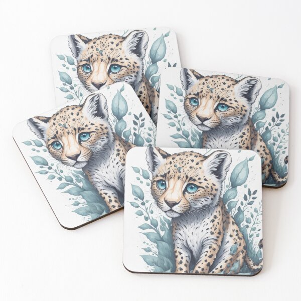 Item preview, Happy Leopard - Joyful Charm of a Playful Feline designed and sold by joanwatson45.