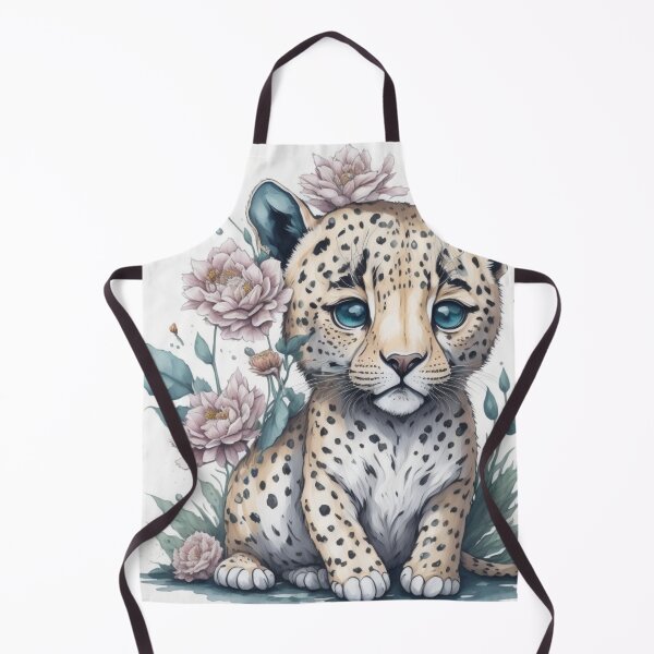 Item preview, Flower Leopard - Captivating Fusion of Feline Grace and Floral Beauty designed and sold by joanwatson45.