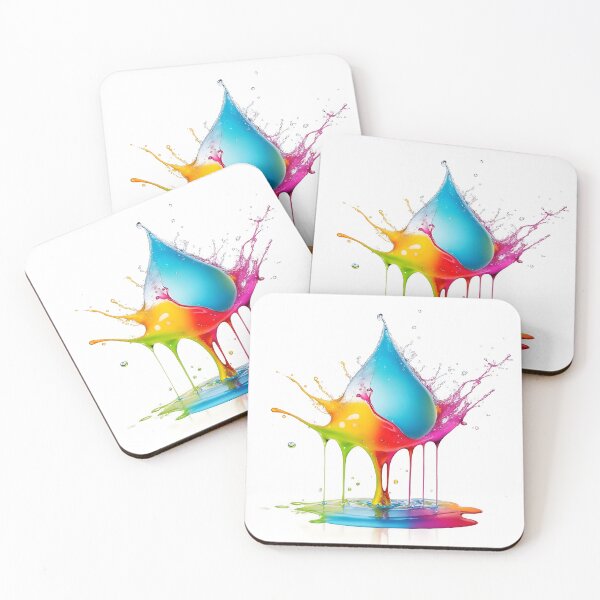 Item preview, Drop of water that have truned into different colors like a tree designed and sold by KiraChie.
