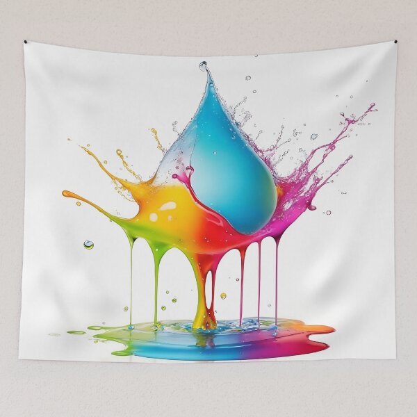 Item preview, Drop of water that have truned into different colors like a tree designed and sold by KiraChie.