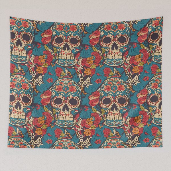 Item preview, Fiesta of Roses and Skulls designed and sold by Candyredcustoms.