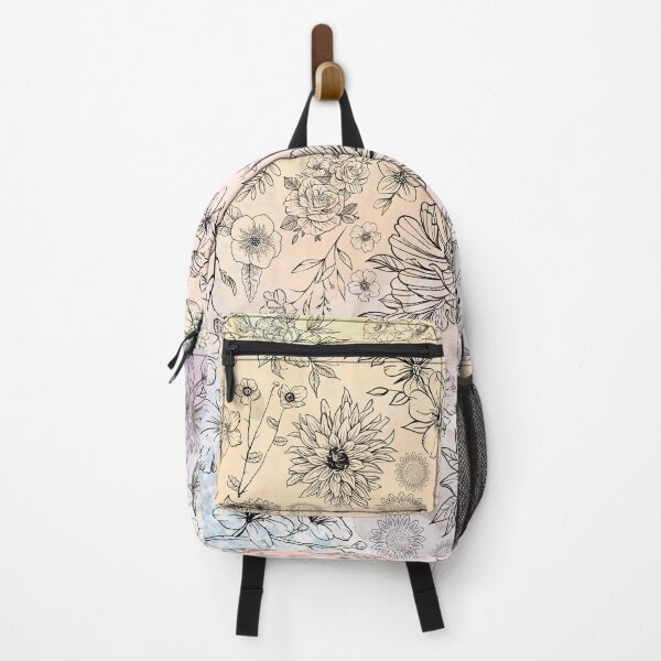 Item preview, Floral sketch designed and sold by Osobliwe.