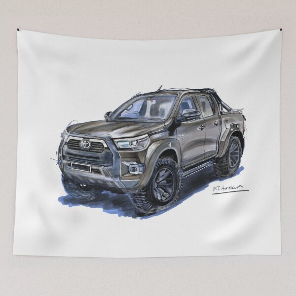 Aperçu de l'œuvre Camionnette Toyota Hilux créée et vendue par Francohanekom.